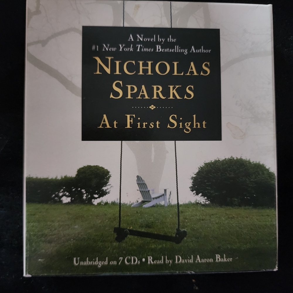 Nicholas Sparks 'At First Sight'  CD  Audiobook